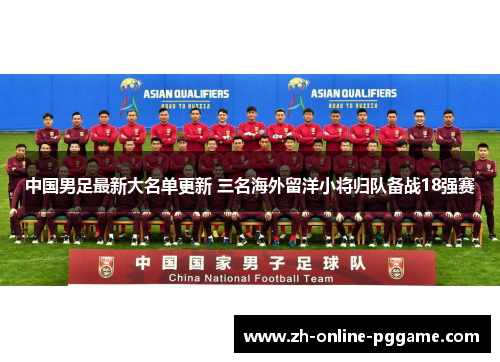 中国男足最新大名单更新 三名海外留洋小将归队备战18强赛